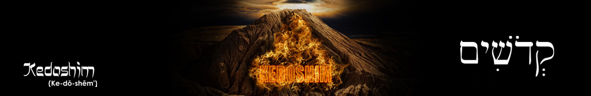 Kedoshim Burning Logo on Mountain